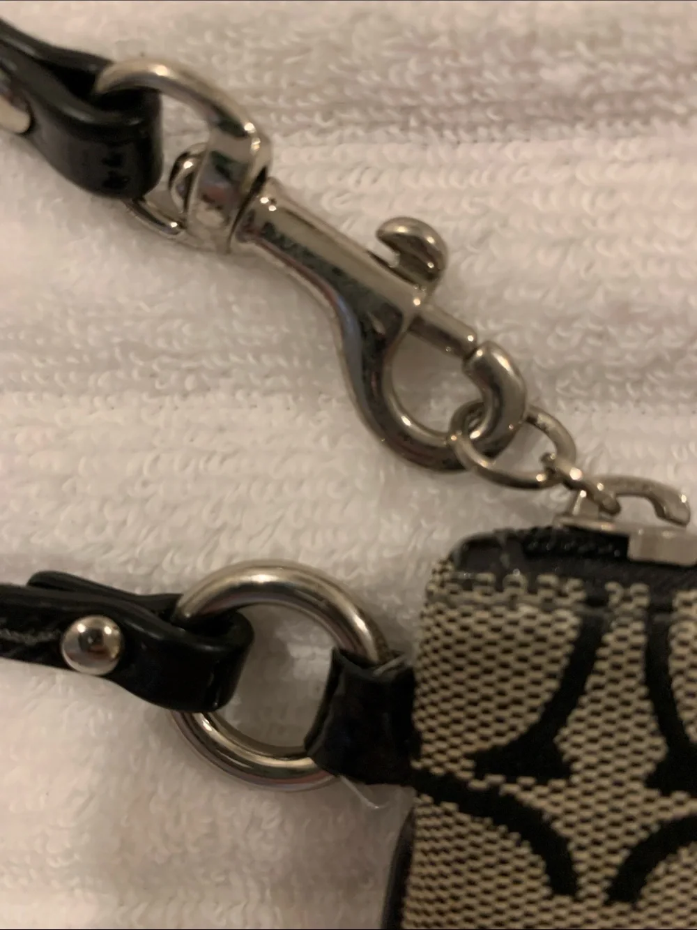 Coach signature jacquard